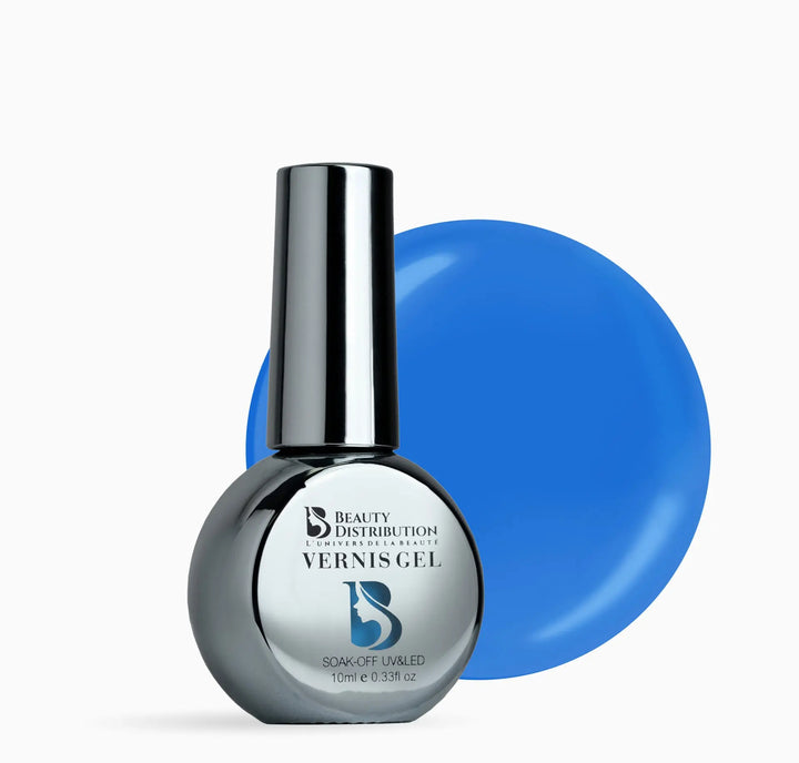 Vernis Semi-Permanent B202 – Bleu Royal Éclatant Beauty Distribution