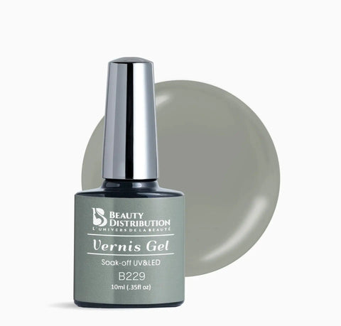 Vernis Semi-Permanent UV/LED B229 Vert Sauge  Beauty Distribution Beauty Distribution