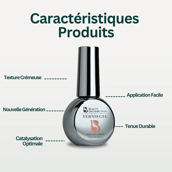Vernis Semi-Permanent Pêche Douce B293  10ml Beauty Distribution