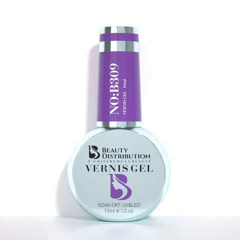 Vernis Semi-Permanent Beauty Distribution  B309 Violet Intense Beauty Distribution