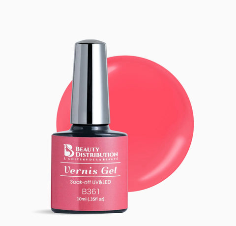 Vernis Semi-Permanent B361  Corail Punchy - Beauty Distribution