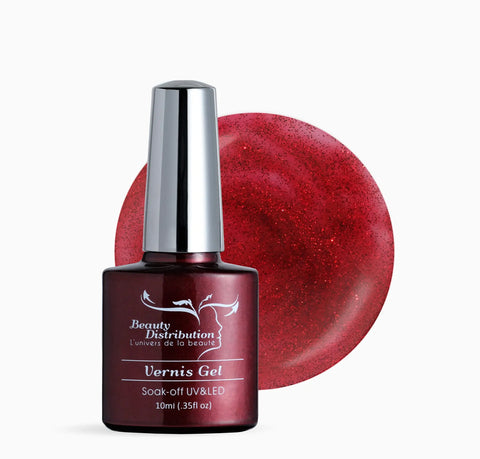 Vernis Semi-Permanent Beauty Distribution – Teinte B549 Rubis Scintillant - Beauty Distribution