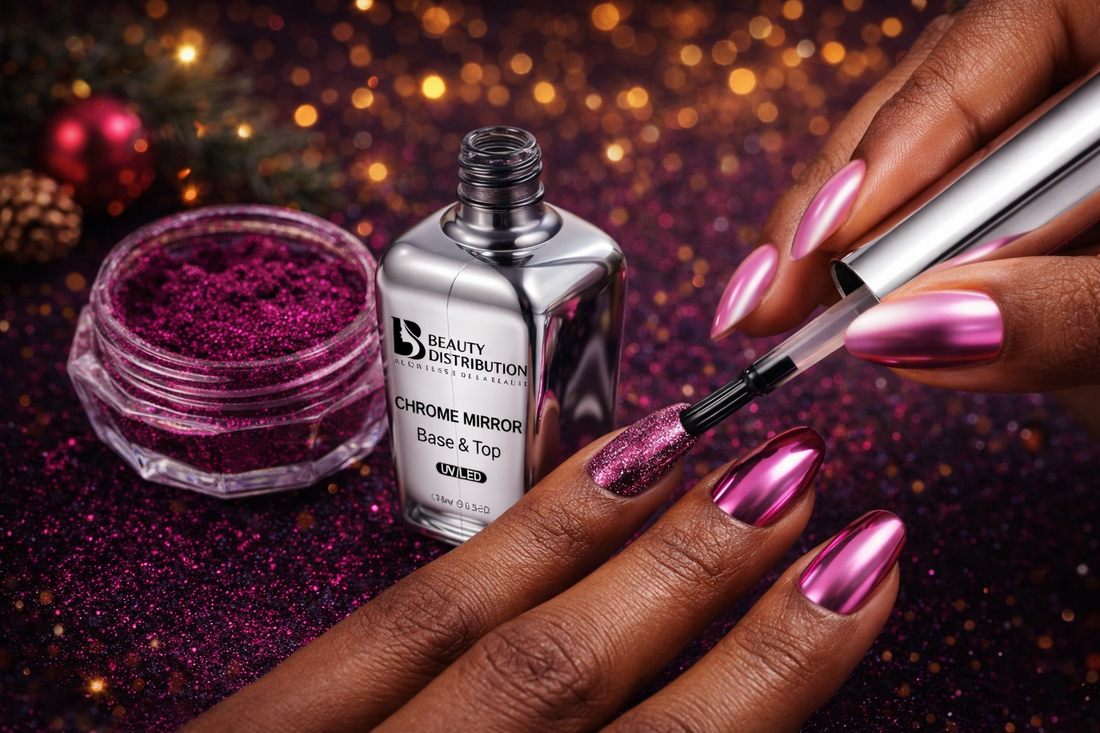 Chrome Mirror Base &amp; Top UV/LED- 15 ML