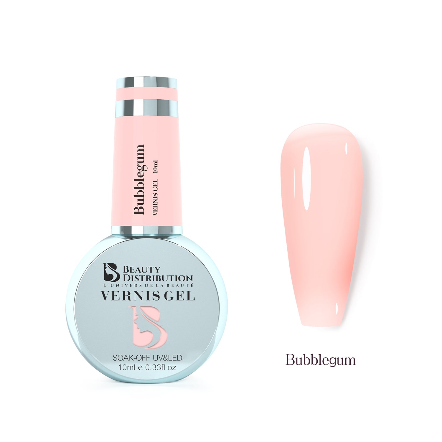 Gel Polish BubbleGum  Rose Bonbon Tendre &amp; Frais