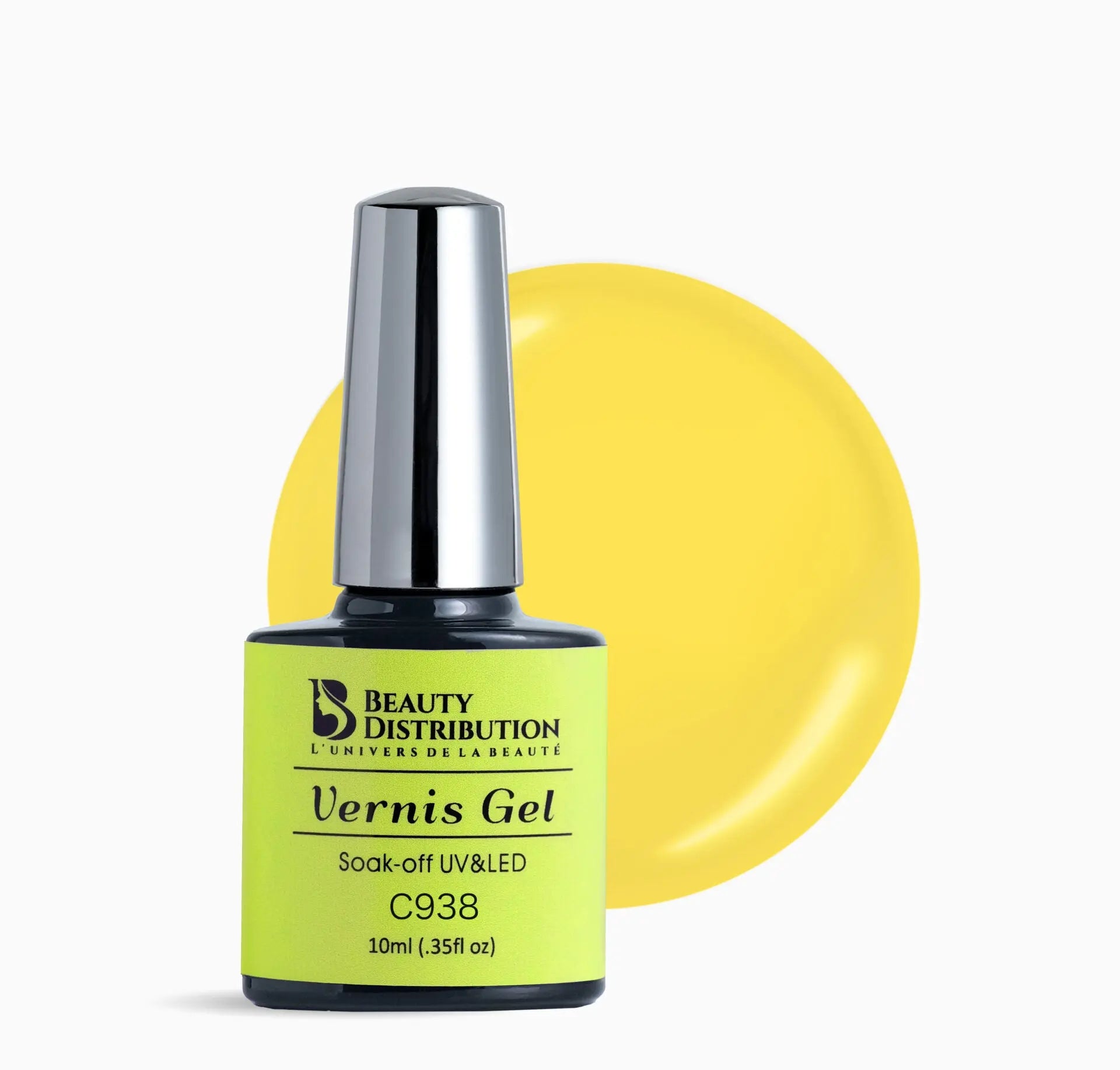 Vernis Semi-Permanent C938 – Yellow Sunshine : L’Éclat Solaire Absolu Beauty Distribution