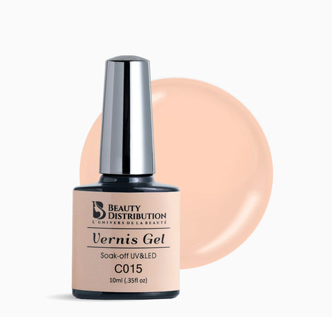 Vernis Semi-Permanent Beauty Distribution  C015 Nude Ivoire Beauty Distribution