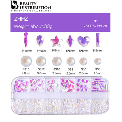 Carrousel Crystal HFT AB |Kit Strass Nail Art Professionnel
