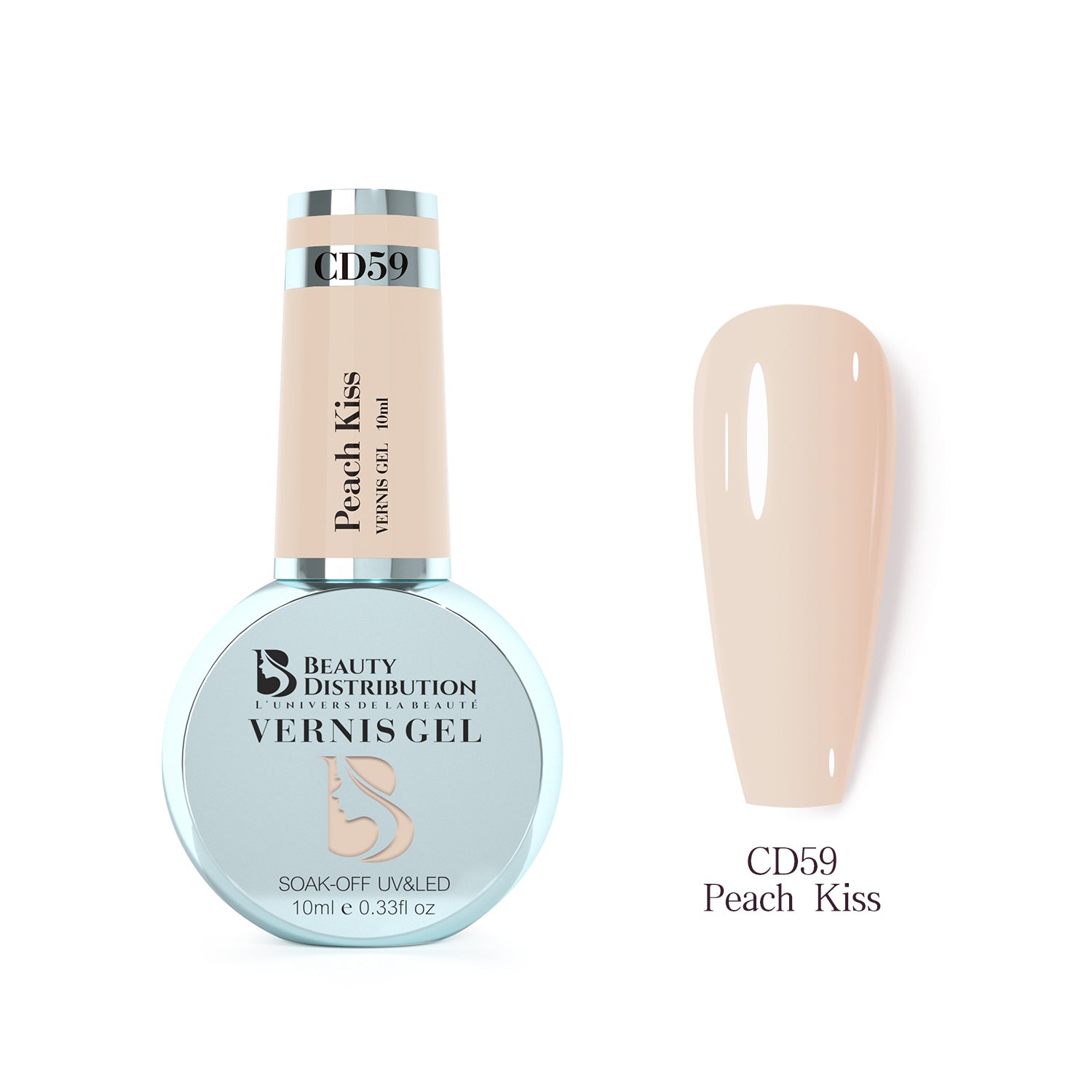 Vernis Semi-Permanent CD59  Peach Kiss