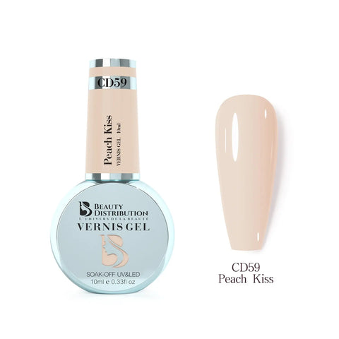 Vernis Semi-Permanent CD59  Peach Kiss Beauty Distribution