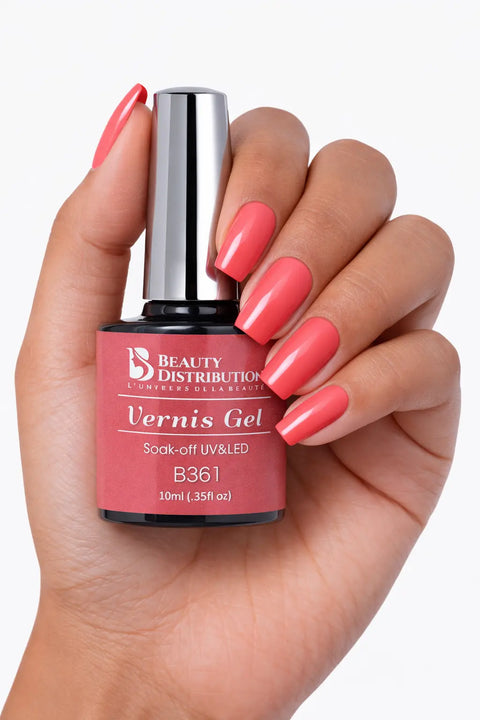 Vernis Semi-Permanent B361  Corail Punchy - Beauty Distribution