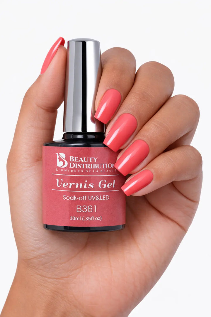 Vernis Semi-Permanent B361  Corail Punchy - Beauty Distribution
