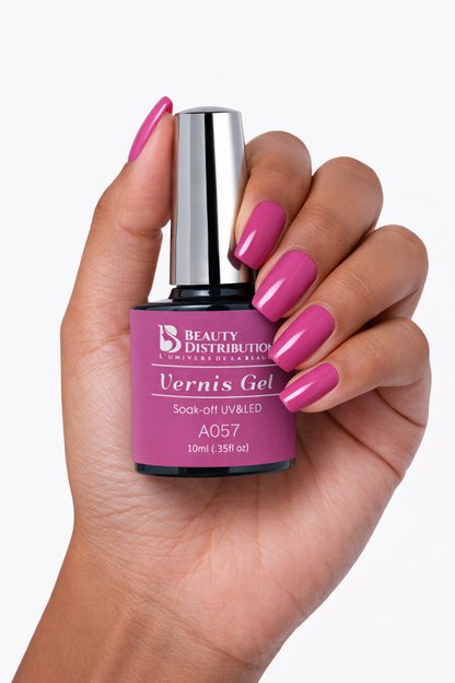 Vernis Semi-Permanent A057 Fuchsia UV/LED – 10ml  Beauty Distribution