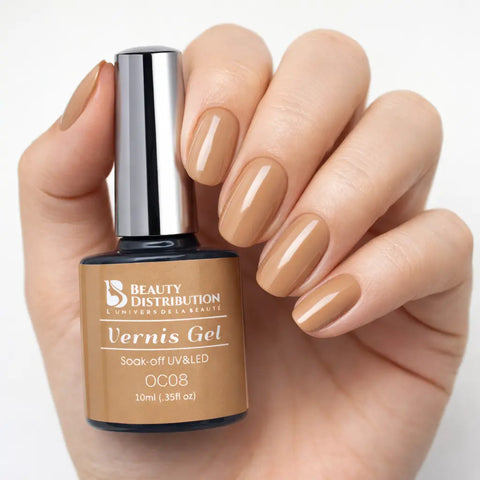 Vernis Semi-Permanent Beauty Distribution  OC08 Caramel Nude Beauty Distribution
