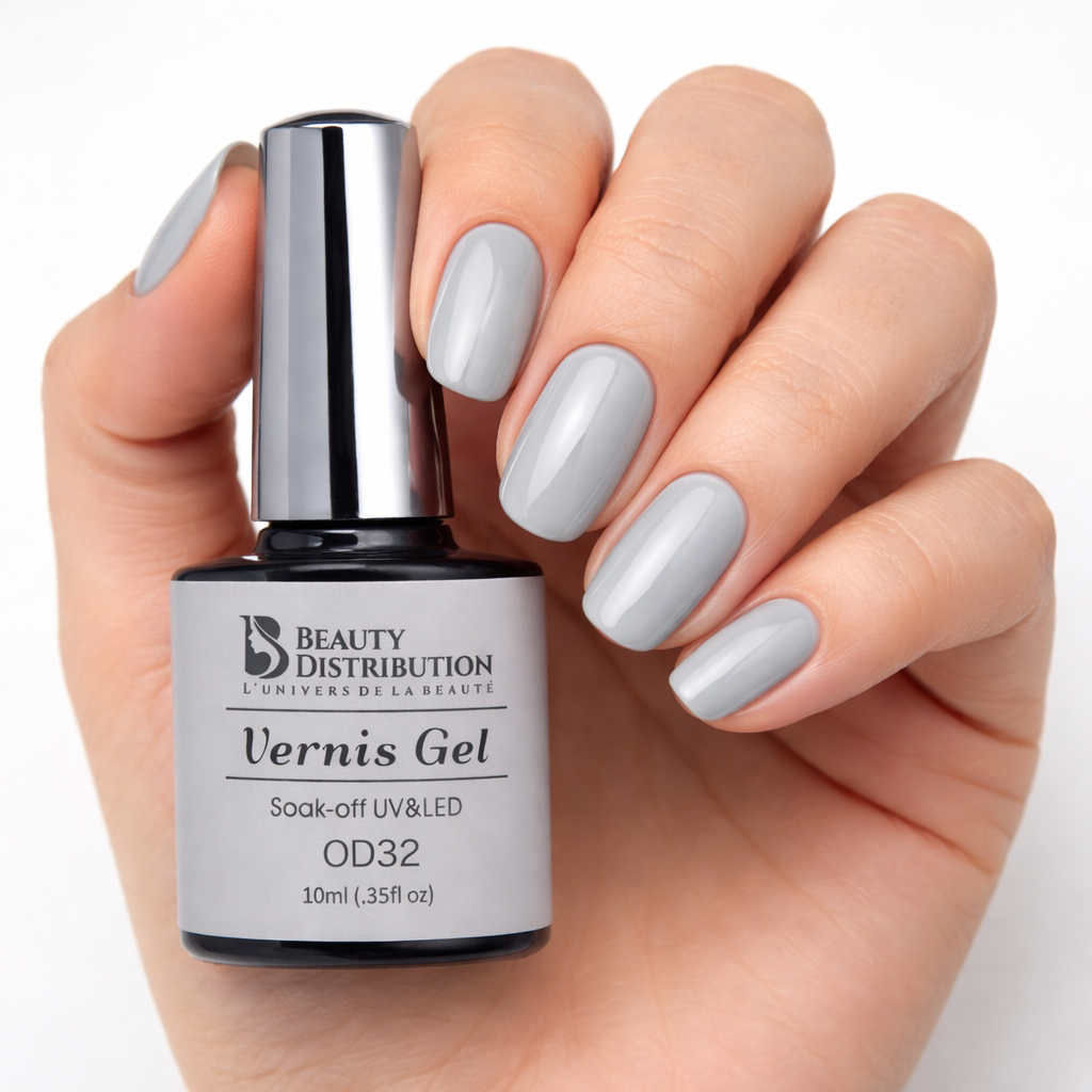 Vernis Semi-Permanent Beauty Distribution  OD32 Gris Perle