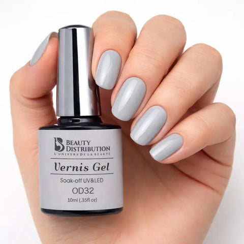 Vernis Semi-Permanent Beauty Distribution  OD32 Gris Perle Beauty Distribution