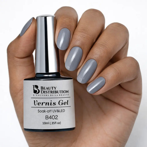 Vernis Semi-Permanent B402  Gris Brume Beauty Distribution
