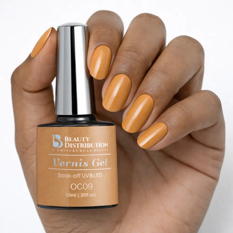 Vernis Semi-Permanent UV/LED Beauty Distribution – OC09 Jaune Ocre (10ml) Beauty Distribution