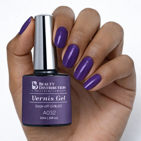 Vernis Semi-Permanent UV/LED A032 Violet Beauty Distribution - Beauty Distribution