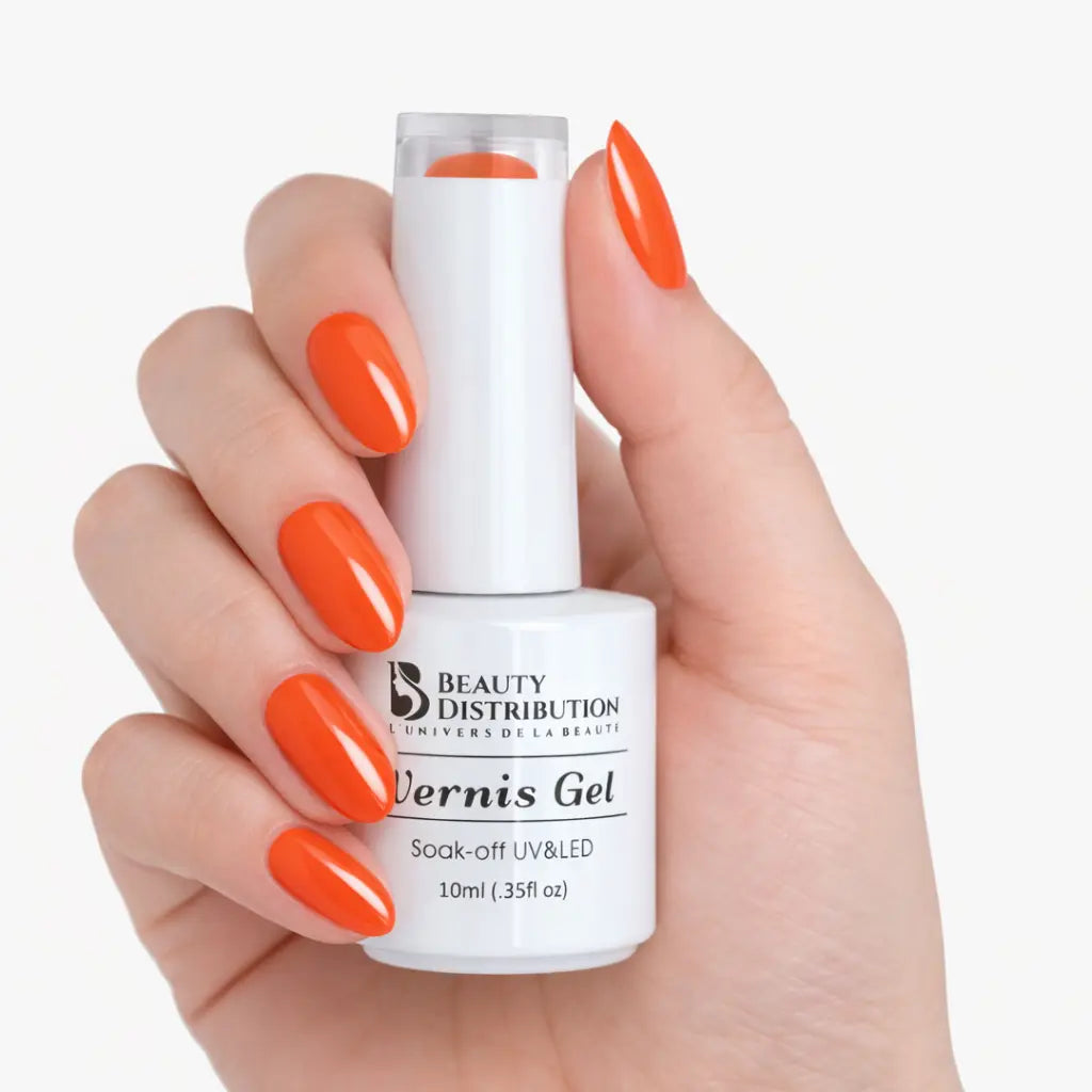 Vernis Semi-Permanent UV/LED A061 Orange Florida Vitaminé  Beauty Distribution - Beauty Distribution