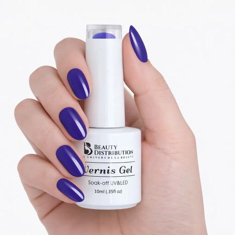 Vernis Semi-Permanent UV/LED A029 Bleu Bleuet – Beauty Distribution - Beauty Distribution