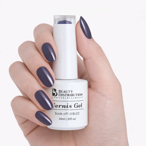 Vernis Semi-Permanent UV/LED A075 Gris Sidéral  Beauty Distribution Beauty Distribution
