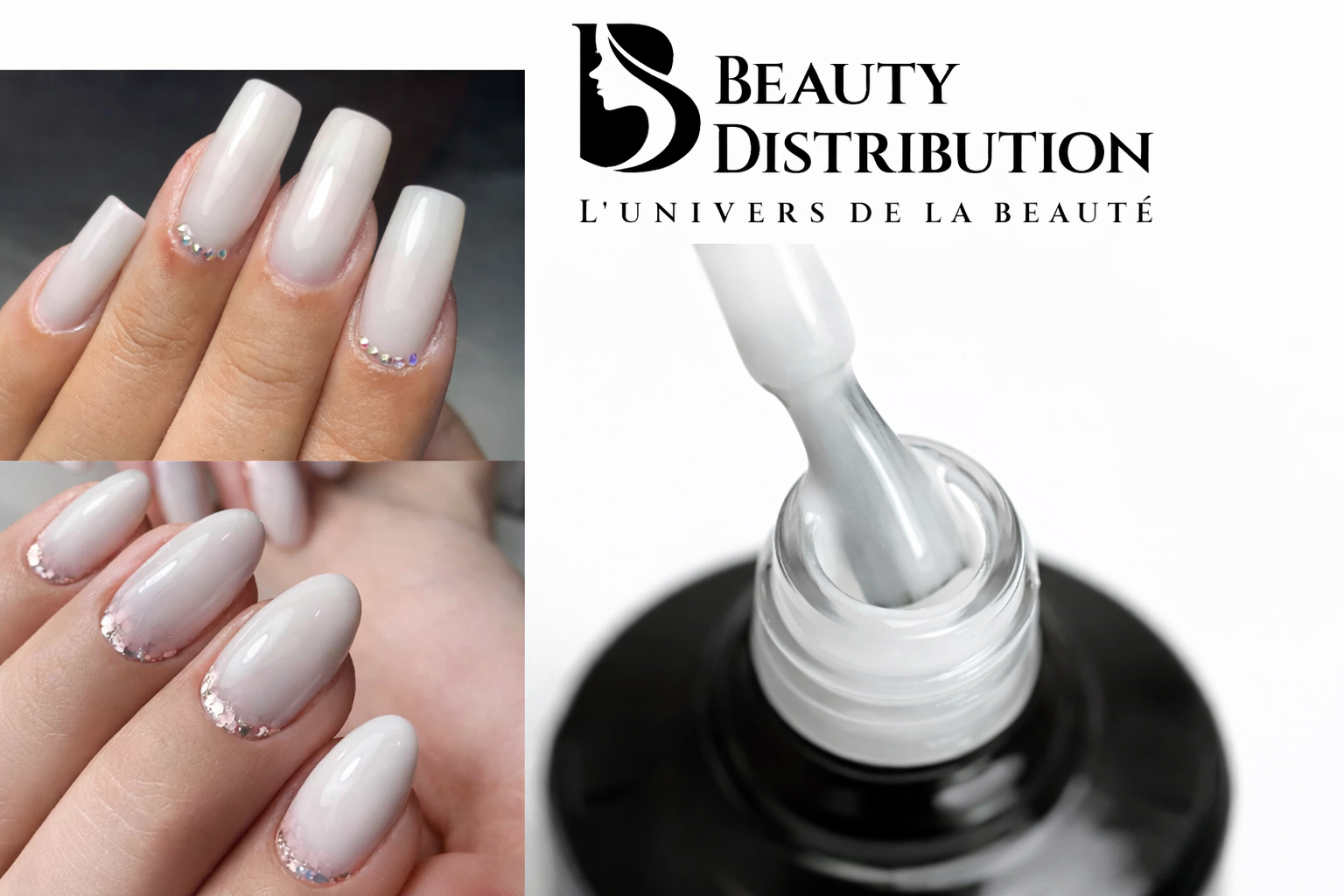 Gel de Construction Rapide GC01 - Milky White (10ml)