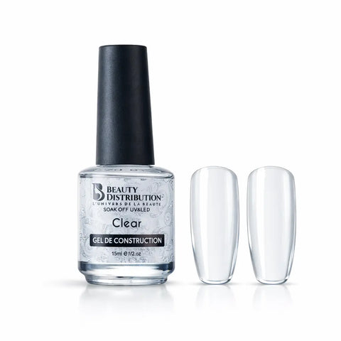 Gel de construction uv/led 15 ml clear Beauty Distribution