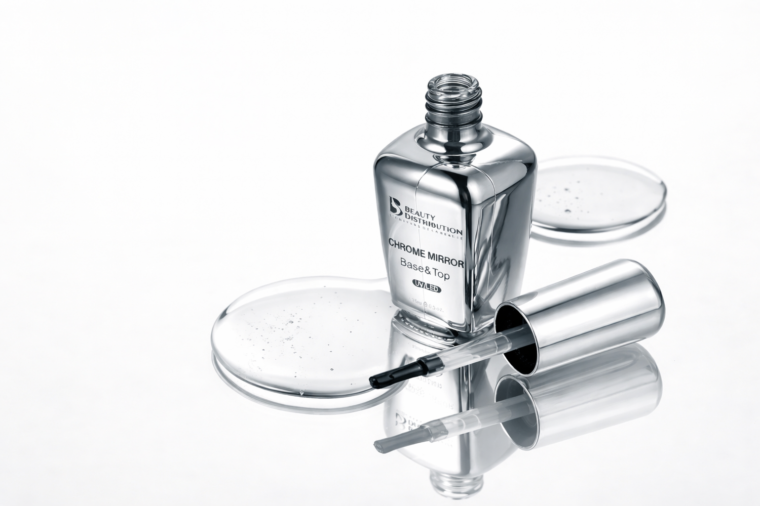 Chrome Mirror Base &amp; Top UV/LED- 15 ML