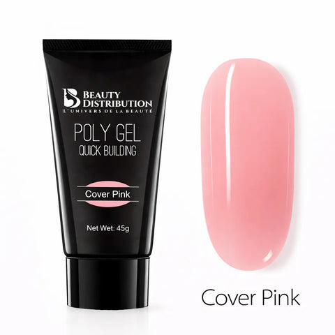 Polygel Cover Pink – L'Allié Parfait pour un Rallongement Naturel Beauty Distribution