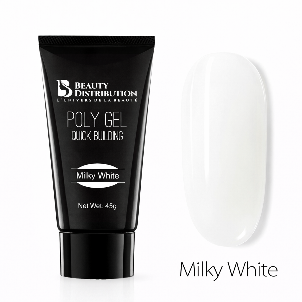Polygel Milky White – L’Éclat Blanc Laiteux pour des Ongles Sophistiqués