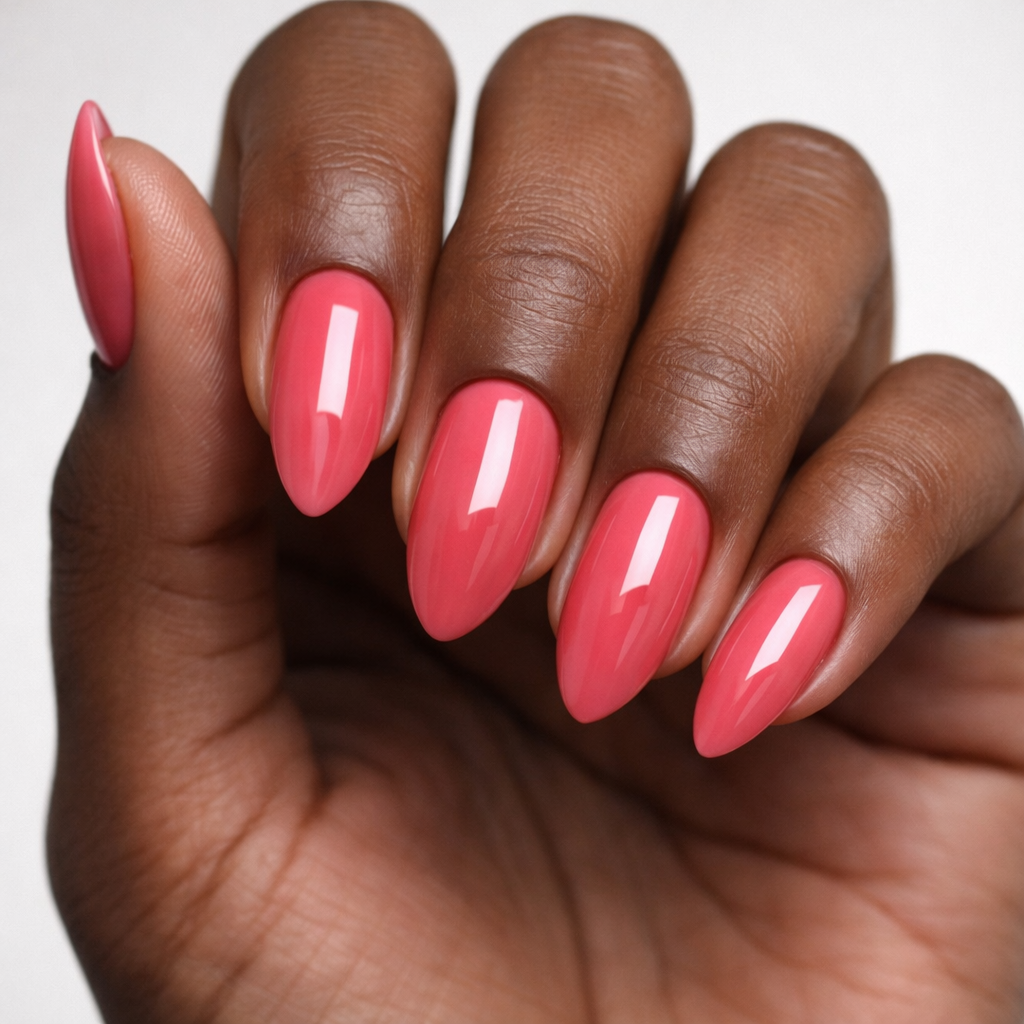 Vernis Semi-Permanent A043 – Rose Corail Pétillant