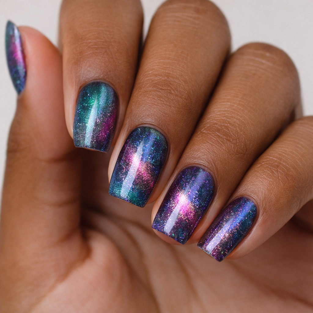 Vernis Semi-Permanent 9D Cat Eye – 01 Aurora Borealis
