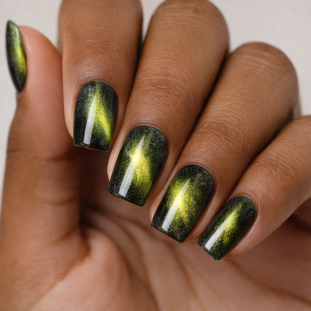 Vernis Semi-Permanent 9D Cat Eye – 04 Emerald Nebula