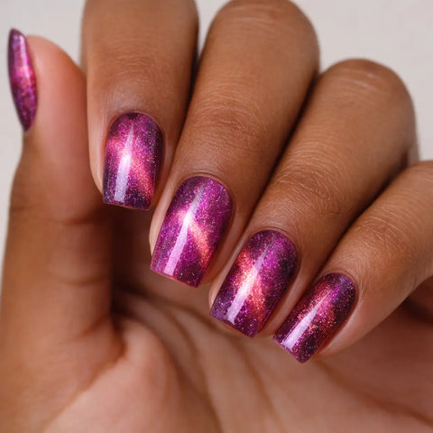 Vernis Semi-Permanent 9D Cat Eye – 03 Purple Nebula Beauty Distribution