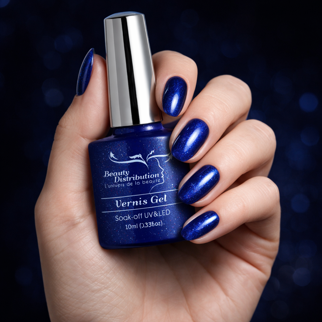 Vernis Semi-Permanent A079 – Bleu Royal Électrique