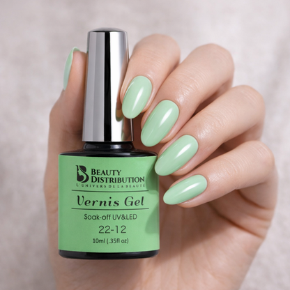 Vernis Semi-Permanent Beauty Distribution n°22-12 – Vert Menthe Pastel (10ml)