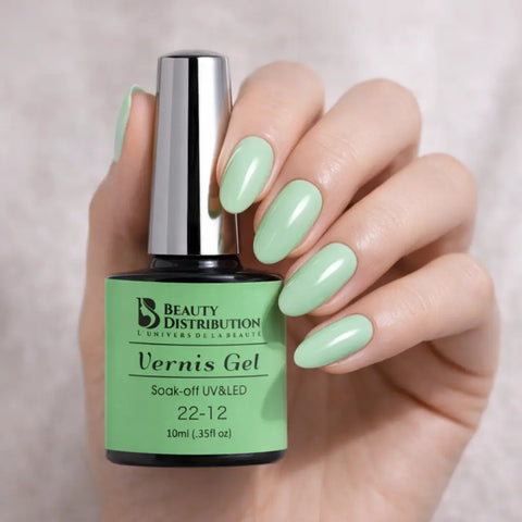 Vernis Semi-Permanent Beauty Distribution n°22-12 – Vert Menthe Pastel (10ml) Beauty Distribution