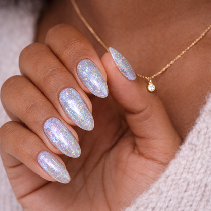 Vernis Semi-Permanent B581 – Éclat Holographique Galactique 10ml