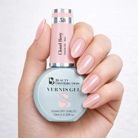 Vernis Semi-Permanent Cloud Rosy : L’Élégance Éthérée Beauty Distribution