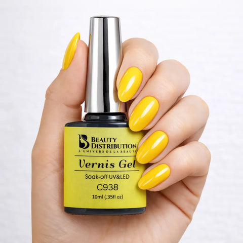 Vernis Semi-Permanent C938 – Yellow Sunshine : L’Éclat Solaire Absolu Beauty Distribution