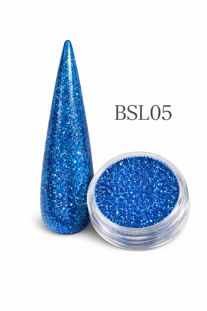 Chrome BSL05 Bleu Miroir Pigment Ongles Pro  Beauty Distribution