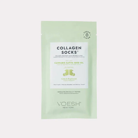 Chaussettes au Collagène Voesh - Cannabis Sativa - Beauty Distribution