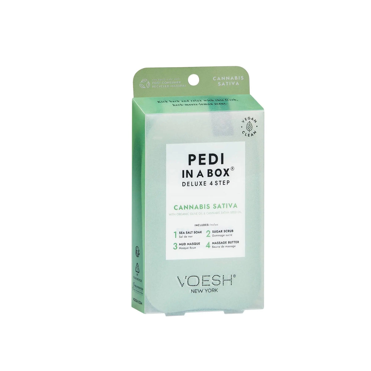 Pedi in a box Voesh- Delux 4 step - Cannabis Sativa - Beauty Distribution