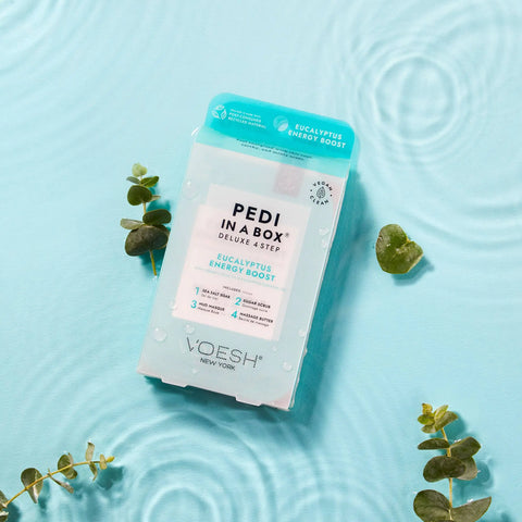 Pedi in a box Voesh - Delux 4 step Eucalyptus Energy Boost - Beauty Distribution
