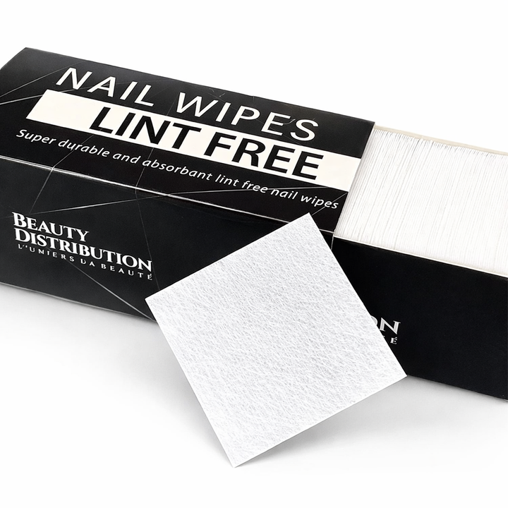 Coton Nail Wipes Non Pelucheux  
