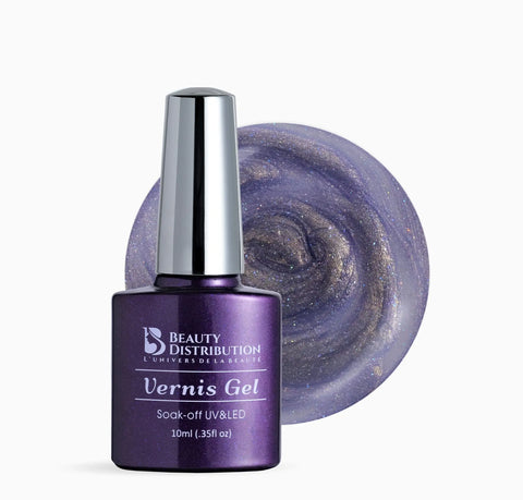 Vernis Semi-Permanent UV/LED D096 Violet Irisé  Beauty Distribution Beauty Distribution