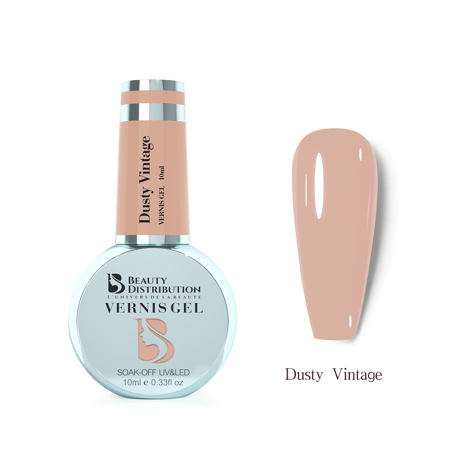 Vernis Semi-Permanent Nude  Dusty Vintage