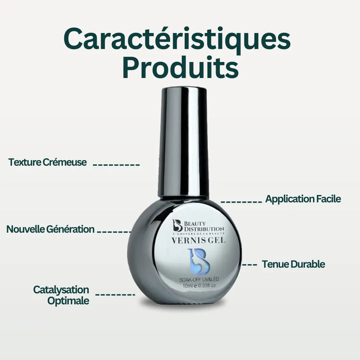 Vernis Semi-Permanent E109 – Bleu Lagon Givré Beauty Distribution