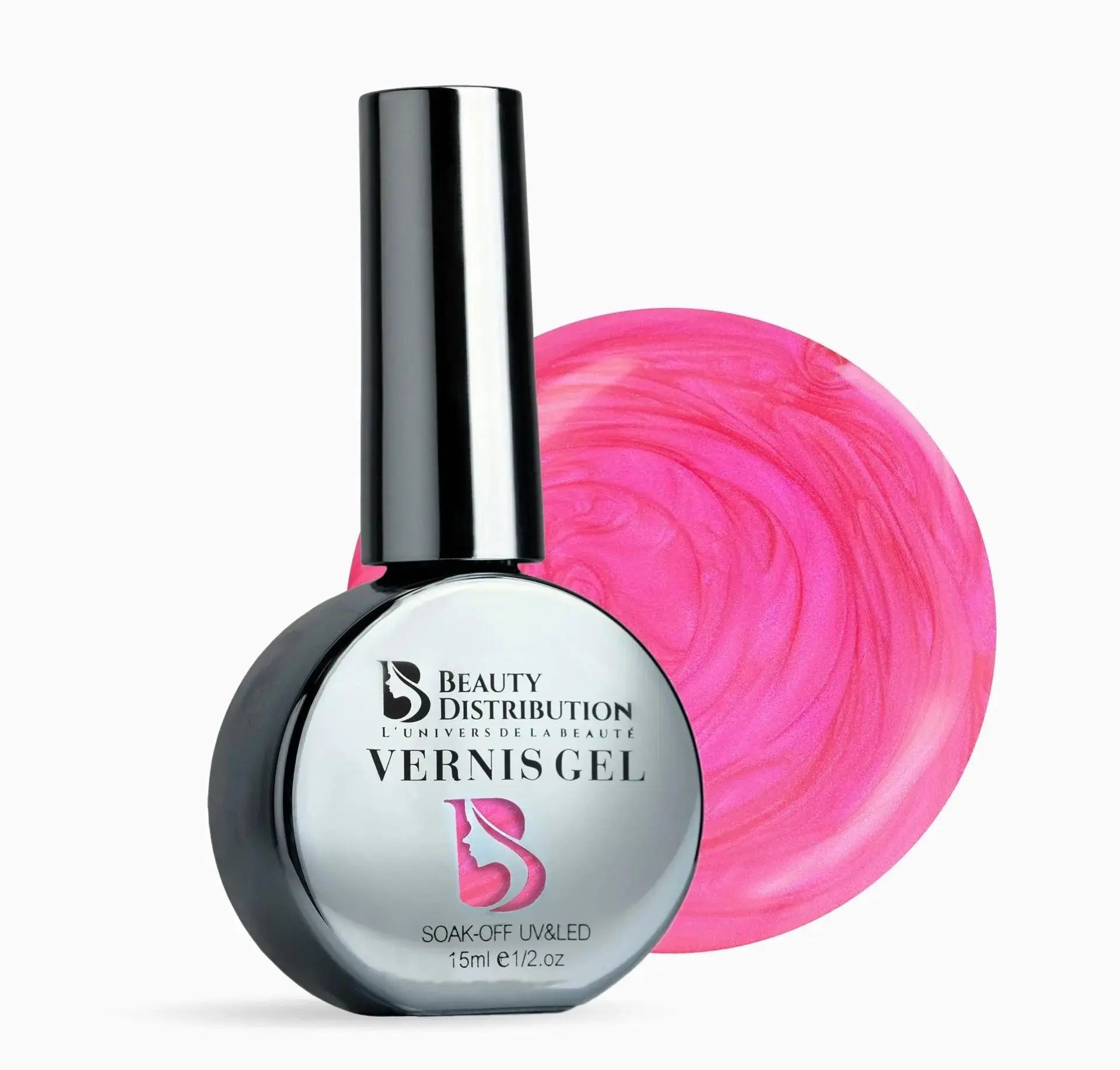 Vernis Semi-Permanent E113 Rose Charmé Nacré 10ML Beauty Distribution