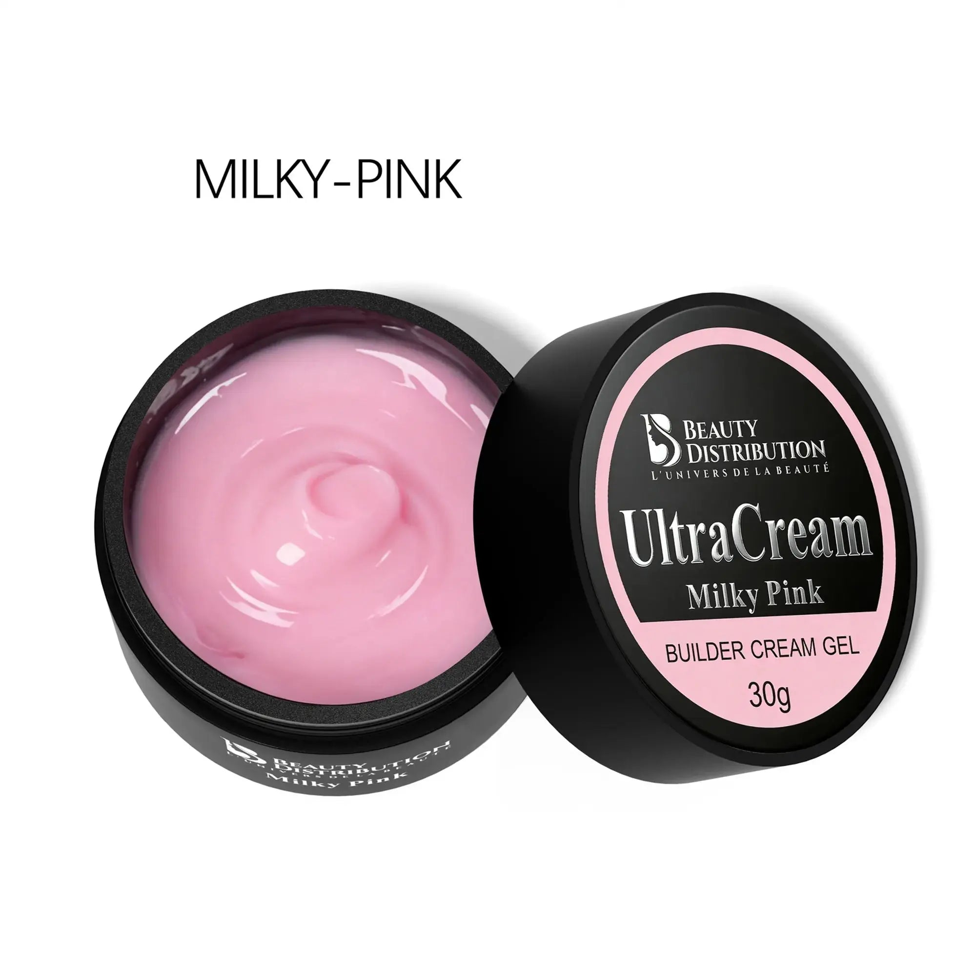 Ultra Cream Milky Pink  Gel de Construction Monophase "Sans Limage" (30g) Beauty Distribution